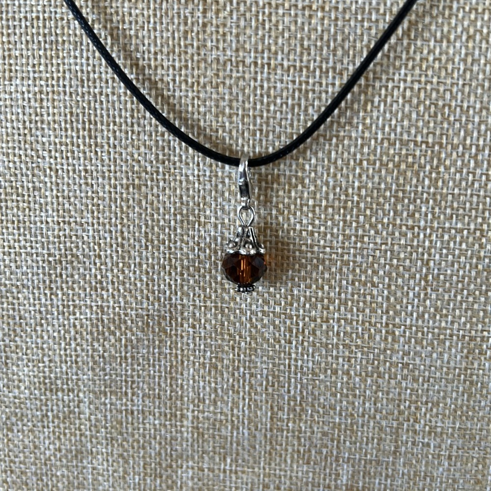Necklace with Sparkling Bead